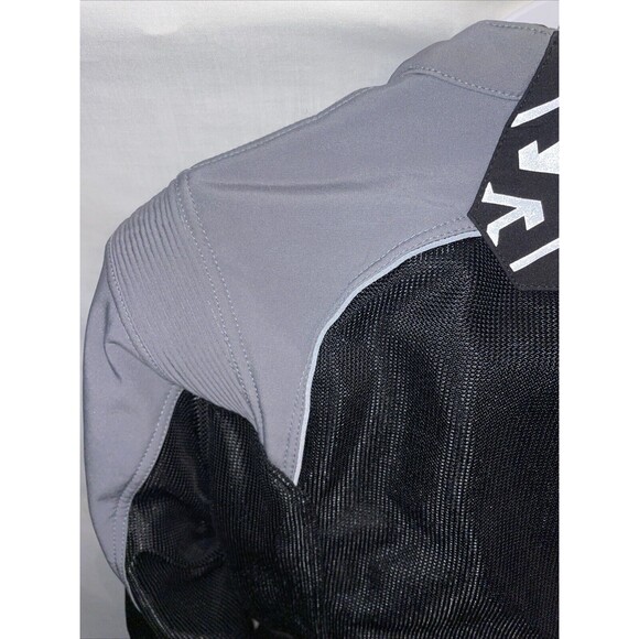 Speed & Strength Women’s Armored Motorcycle Jacket Size Medium Black Silver Zip - Picture 11 of 12